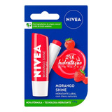 Hidratante Labial Nivea Morango Shine + Brinde