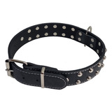 Collar De Cuerina Con Metal 61cm Largo Para Perros Xl 