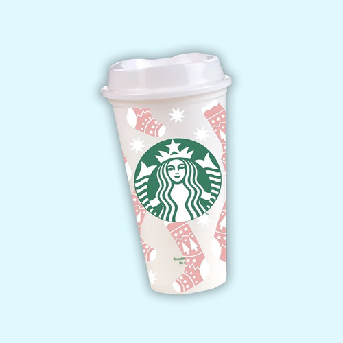 Vaso Starbucks Calcetas Navideñas