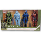 Figuras Halo Set X 4 Con Accesorios Original 29 Cms 