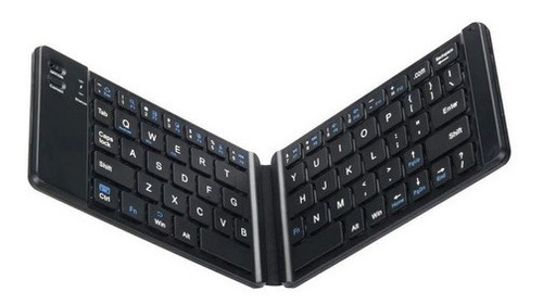 Teclado Portátil Dobravel Bolsa Sem Fio Compacto Bluetooth