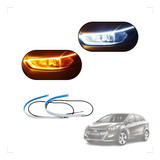 Kit Fitas Led Drl Farol + Seta 12v 60cm I30 2012 2013 2014