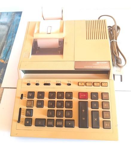Antiga Calculadora Sharp Compet Cs  2181 - Funcionando 