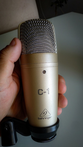 Microfone Behringer C-1 Condensador  Usado Apenas Uma Vez