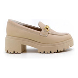 Sapato Mocassim Loafer Usaflex Couro Conforto Aj0904