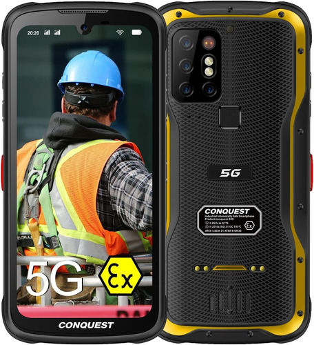 Conquest S20 Atex - Celular Resistente Conexión 5g Gps Wifi