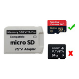 Sd2vita Pro Version 6.0 Adaptador Para Micro Sd 32-64-128gb