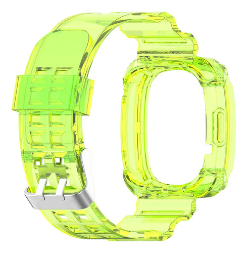 Correa De Reloj Transparente Para Fitbit Versa3/sense //`
