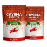 Pimienta De Cayena En Polvo 200g(2bolsas100g)vizananutrition