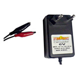 Carregador Bateria Selada 6v 800mah Garra Jacaré, Brinquedos