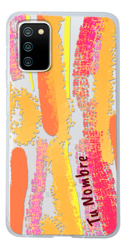 Funda Para Galaxy Para Mujer Pintura Manchas Con Tu Nombre