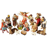 Set De Belen De Navidad Tesoro Fiel, 15 Figuras De 4