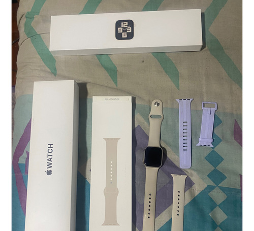 Apple Watch Se (44mm, Gps) Plateado Plateado Blanco