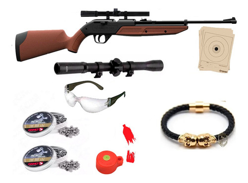 Rifle Aire Crosman 760 + Mira Telescopica + Diabolos 4.5 