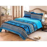 South  Design Estampado Navajo Queen Size 3pcs Set 1742...