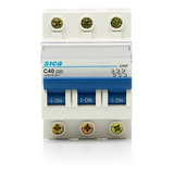 Llave Termica Tripolar Sica Termomagnetica 3x40 Color Blanco Corriente Nominal 40 A Voltaje Nominal 415v