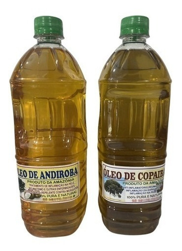 Copaíba E Andiroba 100% Puras 5 Lts De Cada Total 10 Lts