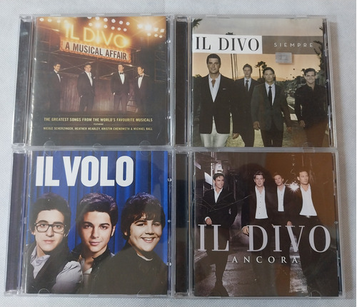 Cd Lote Il Divo Original Il Volo 4 Discos 