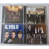 Cd Lote Il Divo Original Il Volo 4 Discos 