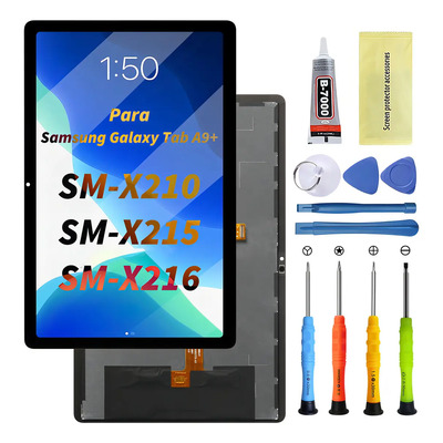 Pantalla Táctil Lcd Para Samsung Galaxy Tab A9+ / A9 Plus Sm-x210 Sm-x215 Sm-x216 Sm-x218 Negro