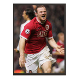 Quadro Wayne Rooney No Manchester United 2672