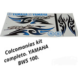 Calcomanías Kit Completo Para Yamaha Bws100 Y Ws 150. 