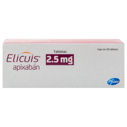 Elicuis 2.5 Mg 20 Tabletas