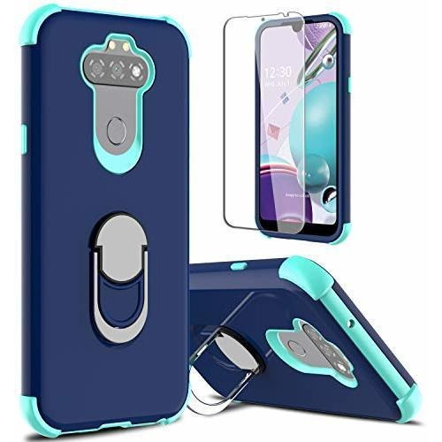 Lovpec Funda Para LG K31 With Soft Tpu Screen Protector,