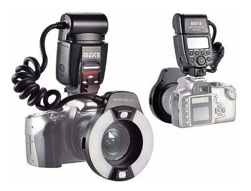 Flash Meike Macro Circular Mk14 Ext Ttl Para Câmeras Nikon