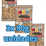 Amendoim Torrado Salgado Linha Boteco Dori (kit 3x 90g) S/ P