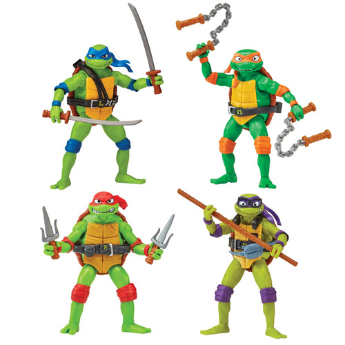 Teenage Mutant Ninja Turtles Tmnt Movie Turtle Fig Soft Bundle