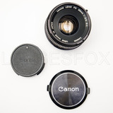 Canon Lens Fd 35mm F:3.5 S.c. Tapas Grabadas Orig. C/nuevo