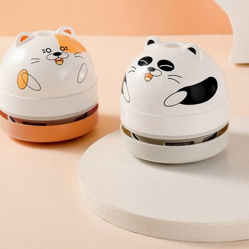 Mini Aspiradora Escritorio Portatil Usb Bateria Recargable Color Panda