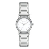 Reloj Mujer Dkny Soho Acero 29mm Color De La Correa Plateado