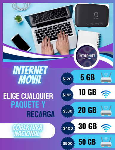 Internet Portátil Señal Nacional 