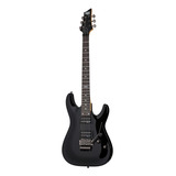 Guitarra Eléctrica Schecter Sgr C-1 Fr De Tilo Gloss Black Brillante Con Diapasón De Palo De Rosa