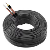 Cabo Rf 4mm 80% Liga Cobre + Bipolar Externo Preto 100m