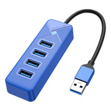 Gigimundo Hub Usb 3.0 De 4 Puertos, 5gbps Multi Puertos Divi