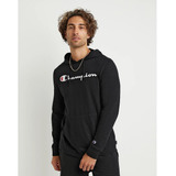 Poleron Middleweight T-shirt Hoodie Black Champion