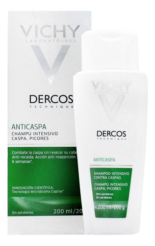 Shampoo Intensivo Dercos Anticaspa 200ml