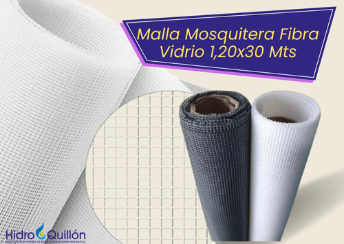 Malla Anti Insecto Mosquitera Rollo 30mtx1.2mt Hidroquillon