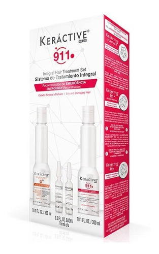 Keractive 911 Sistema Integral Cabello Muy Dañado