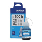 Botella De Tinta Brother 5001 Cyan Original