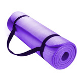 Mat Yoga 10 Mm Alfombra Resistente Gruesa Varios Colores