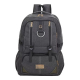 Mochila De Lona De 35l Estilo Juvenil Para Notebook De 15 