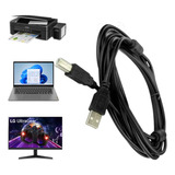 Cable Impresora Scanner Monitor A-b De 5 Metros Con Usb