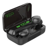 Audifonos In-ear Inalambricos F9-5 9d Bluetooth Tactil Negro