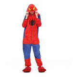 Pijama Spiderman Mamelucos Hombre Mujer Pijama