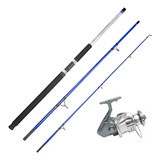 Set De Pesca Caña Okuma Fulcrum 3.60m + Carrete Compressa 50