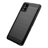 Funda Fibra Carbono Compatible Con Motorola G9 Plus + Vidrio